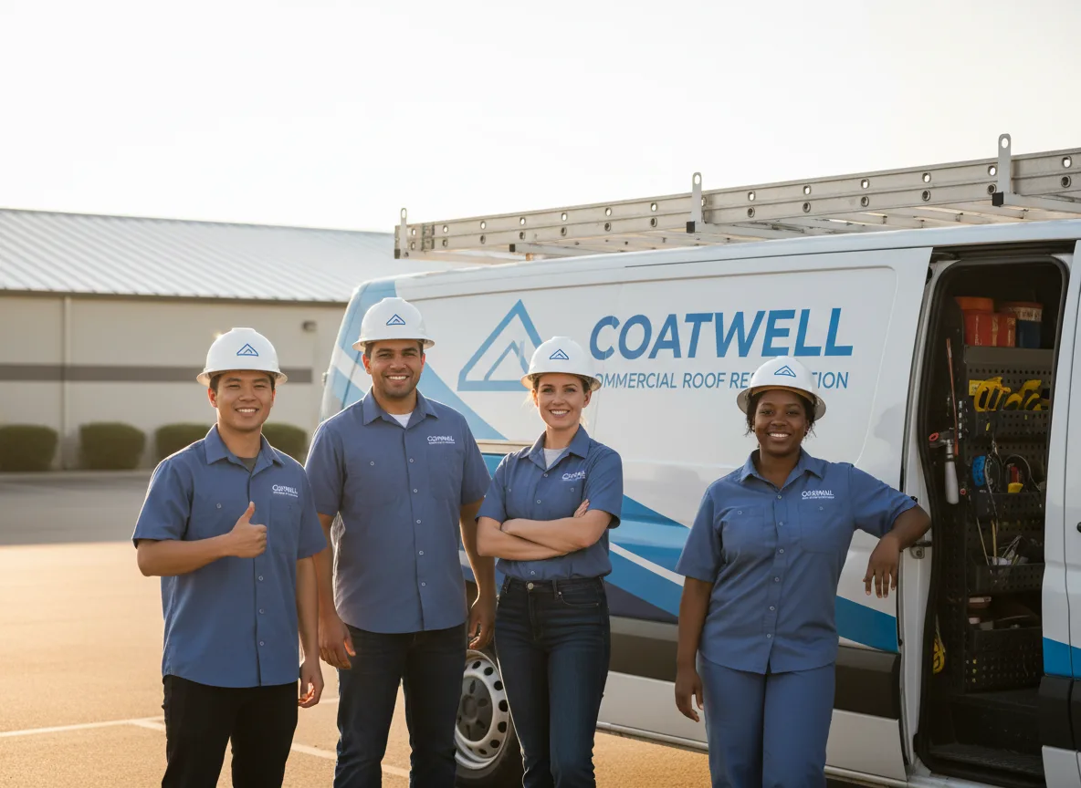 Commercial roof coating company in Dundee, IA